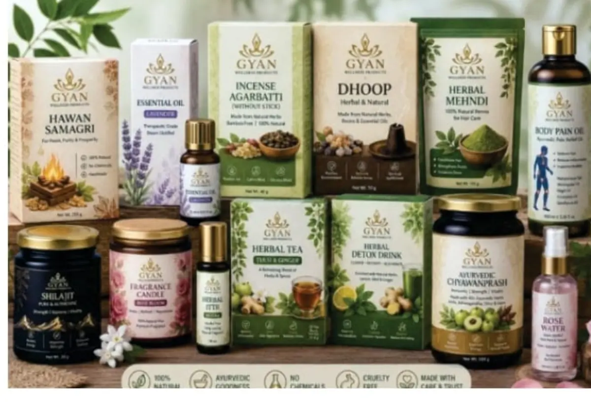 GYAN wellness product range
